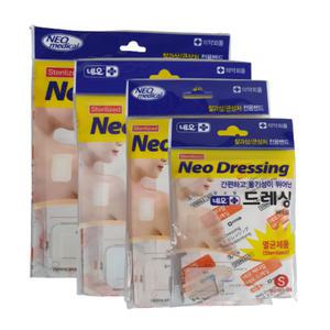 네오 드레싱밴드 상처 멸균밴드 멸균거즈 일회용 반창고 통기성좋은 상처보호 /백색 26년 4월까지