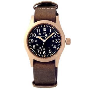 [해밀턴]타임플래닛 해밀턴 H69459530 카키 필드 가죽밴드 시계