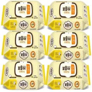 보솜이 안심 물티슈 13무 캡형 60매 6팩