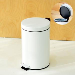 밴가드 냄새차단 이중뚜껑 무소음 종량제 페달 인테리어 휴지통 쓰레기통 10L