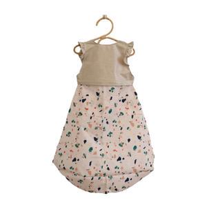 자기주도 이유식 식탁일체형 턱받이 세트 린넨 프릴, 1개 + 방수 턱받이 테라조, 1개