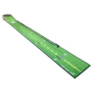 NEW THR 편백나무 골프퍼팅연습기 퍼팅매트 무소음리턴 329 그린