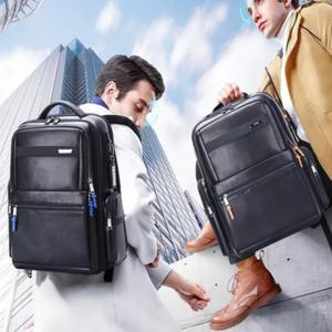 천연소가죽 30대 40대 선물 남성 남친 블랙 백팩 1p 비즈니스 여행 데일리
