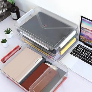 [히키스]다용도 A4 파일 상장 시험지 계약서 보관 아크릴 서류 정리함