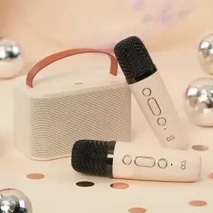 오아 뮤즈S 블루투스 무선 미니 듀얼 마이크 가정용 휴대용 차량용 캠핑 스피커 스마트폰 노래방