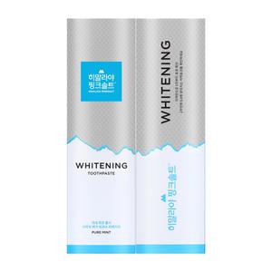[유통기한 임박] 히말라야 핑크솔트 화이트닝 치약 퓨어민트, 100g, 2개