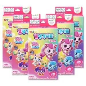 캐치티니핑 어린이용 캐릭터 열냉각시트 쿨링 국산 냉각시트 6매입 5개