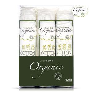심플리젠틀 유기농 화장솜 100매 8팩