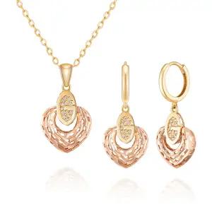 14K 세트 금 귀걸이 목걸이 그레이스