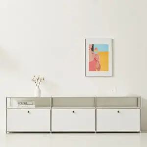 센텀 미드센츄리 모듈가구 2000 높은거실장 티비다이