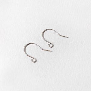 비즈아이 [8-463-03]써지컬스틸 귀걸이 민자낚시고리 대 12x20mm ,1쌍(2개)