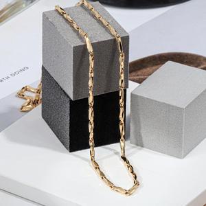 대나무 체인 컷팅 줄 목걸이 레이어드 꼬임 미디움 2mm 굵기 볼드 굵은 남자 생일 선물