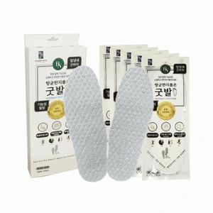 [굿발] 발냄새잡는 항균한지 기능성 깔창 5세트  습진 발냄새 운동화 안전화 구두 논슬립
