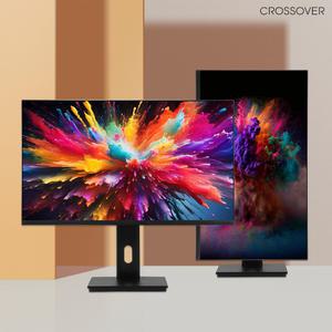 크로스오버 277FM100 68cm IPS FHD 게이밍 피봇 세로 컴퓨터 모니터