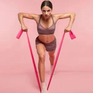 라텍스 저항밴드 근력운동밴드 전신운동 블루2단계/요가/헬스/고무/기구/운동용/고무줄/벤드/스트레칭