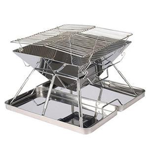 [알래스카블랙]캠핑 화로대 높이조절 접이식 미니화로