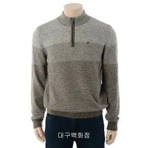 [대구백화점] [피에르가르뎅캐주얼]스트라이프 반집업 니트(PPKR3303-82)