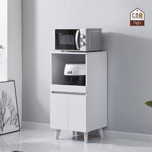[다하미가구]바우 밥솥 전자레인지대 주방수납 미니 렌지대 화이트