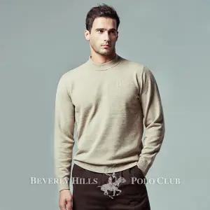 비버리힐즈폴로클럽 FW 남성 메리노울블렌디드 모크넥 니트 3종