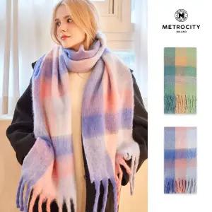 [롯데백화점]메트로시티 차밍체크 머플러 MMFC-4417