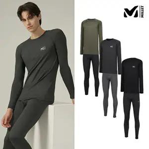 [밀레]밀레 엠보기모 기능성 동내의 3세트 패키지(남성)