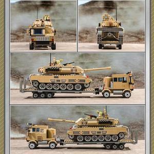 MJ_전쟁 전투 미션5 탱크 수송차 블럭 조립