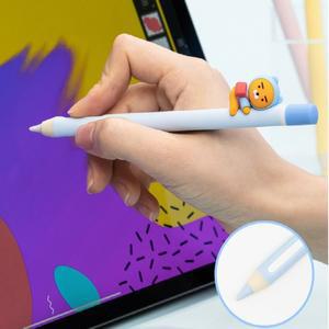 카카오 애플펜슬 케이스 2세대 실리콘 보호캡 팁 후드 라이언