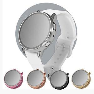 [제이커머스]갤럭시워치 액티브2 40mm 메탈 쉴드 케이스 강화유리 풀커버 하드 글라스 슬림 얇은