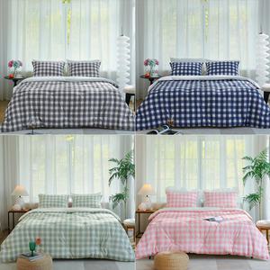 올포베딩 허그미 체크 차렵이불(단품)