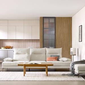 [스툴무료][자코모] 어보브 스윙 4인 기능성 젠위브 패브릭 소파+스툴+쿠션3개