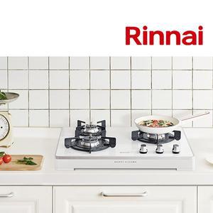 [린나이]전국설치 3구 프리스탠드형 가스렌지 컬러 쿡탑 가스레인지 RBR-P3511W 펄 화이트