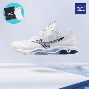 [미즈노] X1GA243096 웨이브 스텔스6 배드민턴화 인도어화 2025년형 (양말+신발주머니+그립 증정)