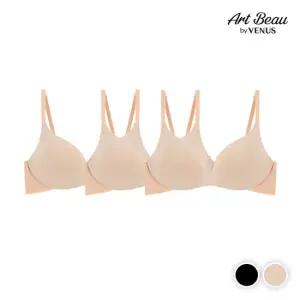 [비너스 아르보] 노와이어 클리비지 프리핏 브라 3매입(SSET504)