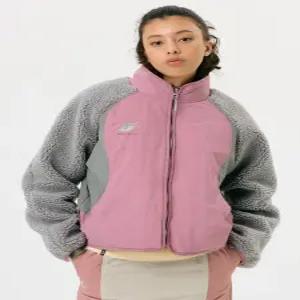 [GOLA] W PADDING BLEND FLEECE JUMPER [PINK]
