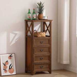 원목 서랍장 미니 소형서랍장 빈티지 수납장 캐비닛