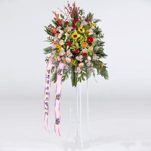 화환 축하 조화 예식 결혼식 개업 성당 축하오브제1단화환(지정 결혼식장 전용상품 ) 꽃배달