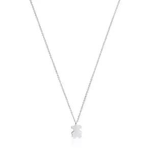 [TOUS] Short Silver Sweet Dolls Bear Motif Necklace/ 스윗돌 베어 목걸이/1004278400