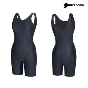 [모다아울렛][레노마수영복]여성 U백 3부 반신수영복 딥그레이 RN-LS2D861-DG_CA