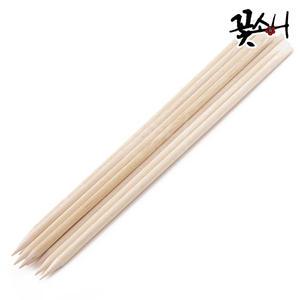 꽃소니 셀프/네일/아트/스틱 - 오렌지 우드스틱 (10개입)