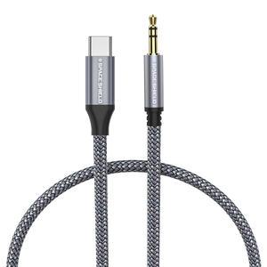 스페이스쉴드  3.5mm 3극 AUX to USB-C 타입 이어폰 연장선 오디오 연장 케이블
