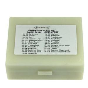 초등 과학교구 현미경 프레파라트 샘플시료 슬라이드 곤충 식물 표본 25종세트