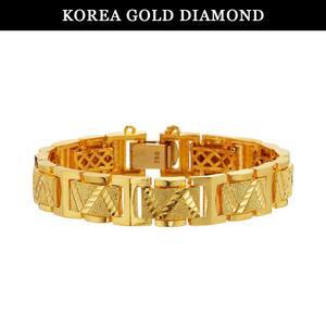 갤러리아 순금 팔찌 24K 남자 크로노 사각 금팔찌 75g