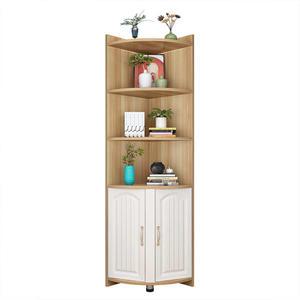 모서리 원목 서랍장 코너 신혼 심플한 거실 폭좁은서랍장 슬라이딩 이동 높은 라탄서랍장