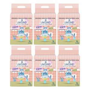 펫파운드 어썸 두부모래 가는입자 오리지널 무향 2.8kgX6개 / 고양이 두부 모래