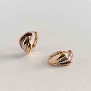 [로이드](센텀시티점)14K 런던노트 볼륨 원터치 귀걸이 LOFP3023G