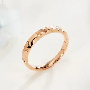 14K 대각 크로스 컷팅 반지 RCW41413