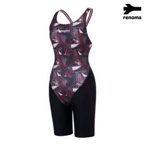 [레노마]여성 3부 X백 반신 수영복 LS2D866_BK_s