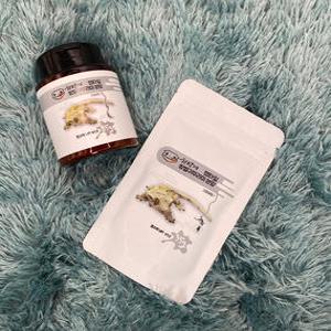 한방애 크레스티드게코 귀뚜라미 가루 분말 도마뱀 먹이 크레 사료 양서류 거북이 단백질