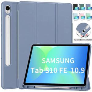삼성 탭 S10 FE 케이스 용 10.9 인치 스탠드 커버 Funda Galaxy Tab 2025 SM-X520 X526B 연필 홀더