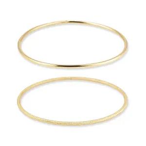 14k 심플 파이프 뱅글 팔찌_2type